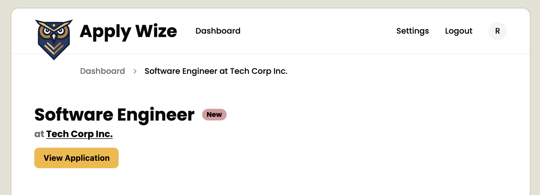 A screenshot of the link rendering under the heading