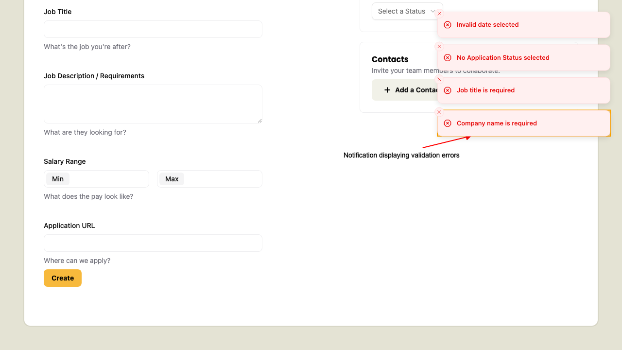 A screenshot with the notifications displayed and the screenshot annotation pointing at the last element.